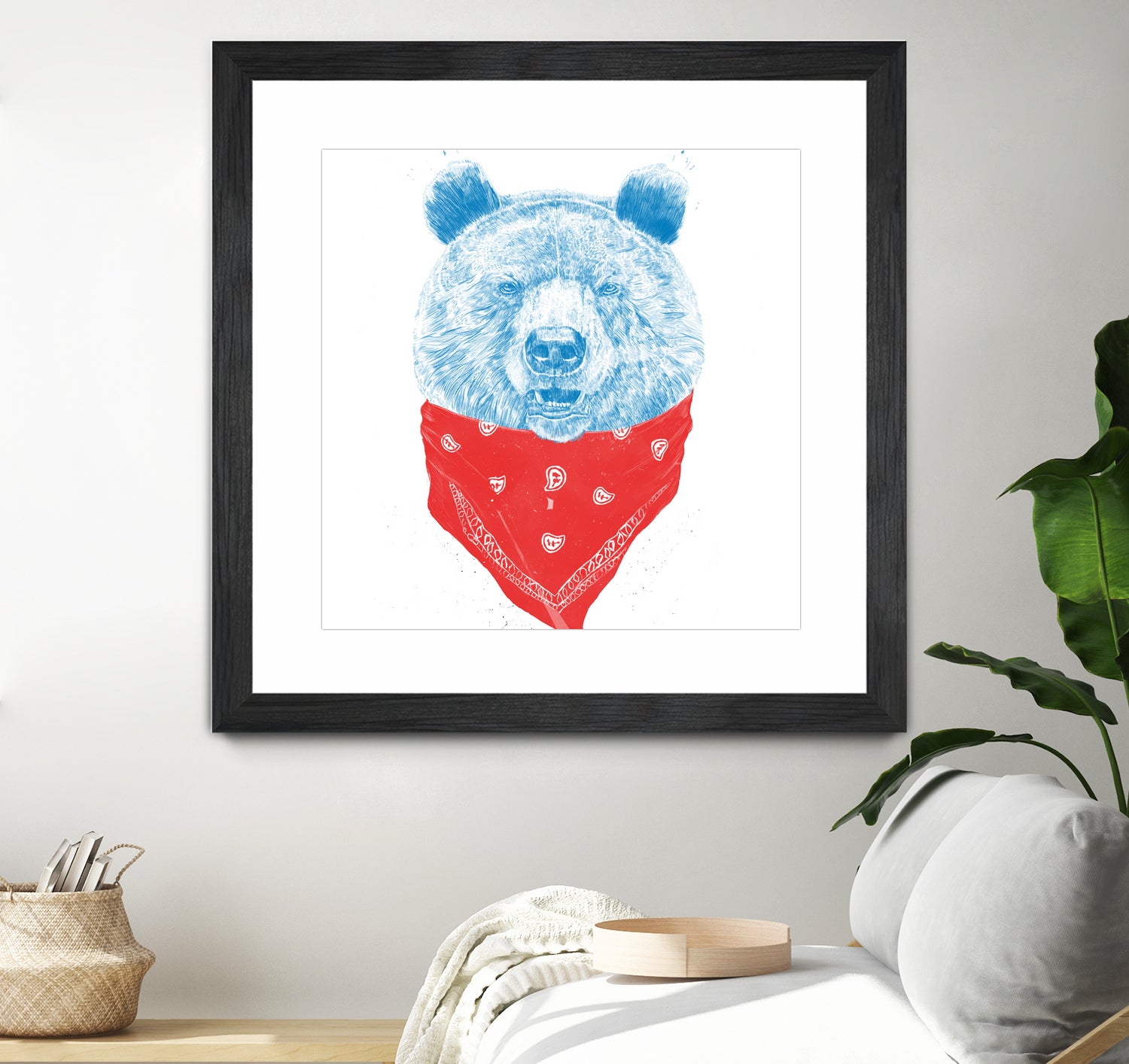 Wild bear (color version) by Solti Balázs on GIANT ART - pink digital drawing