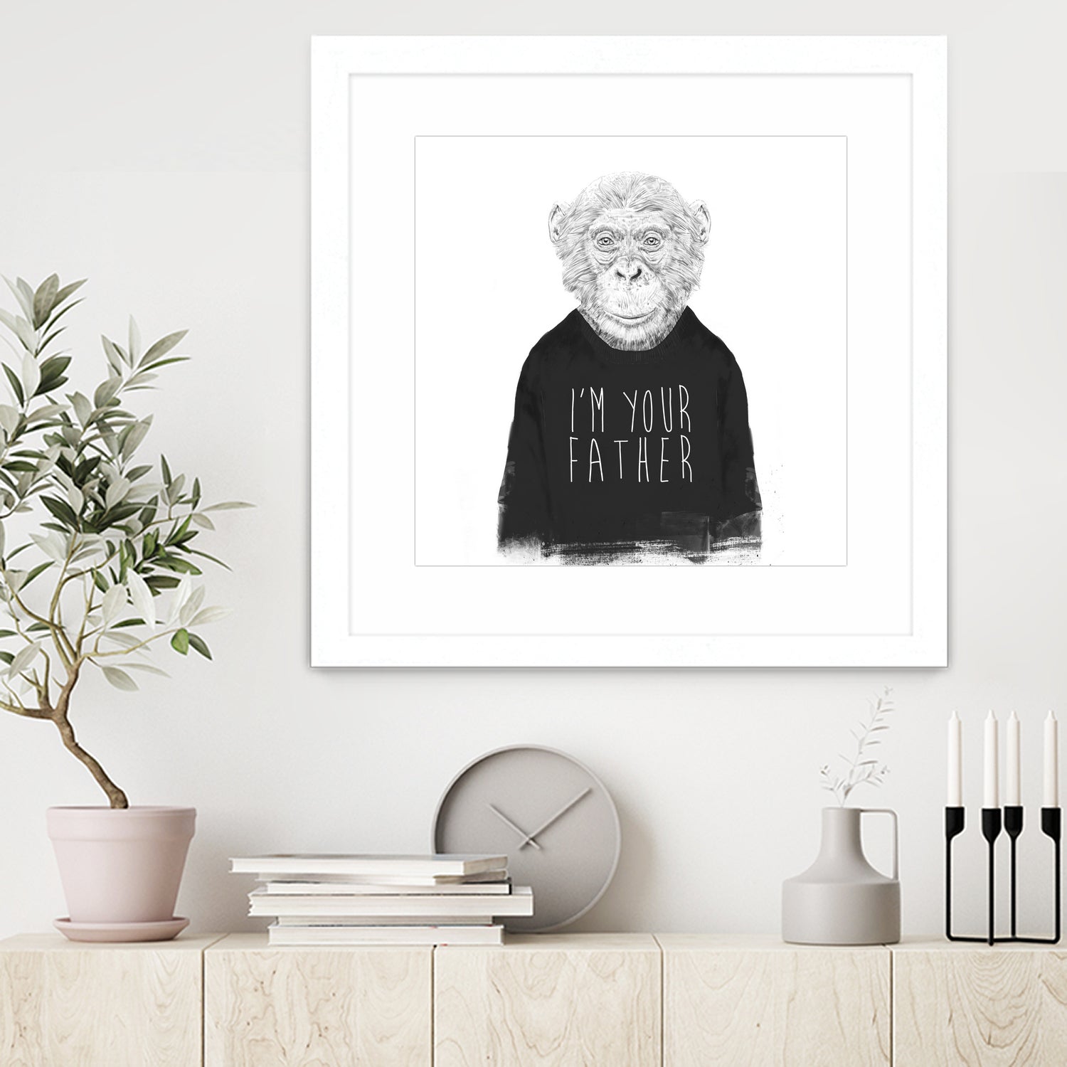 I'm your father by Solti Balázs on GIANT ART - white digital drawing