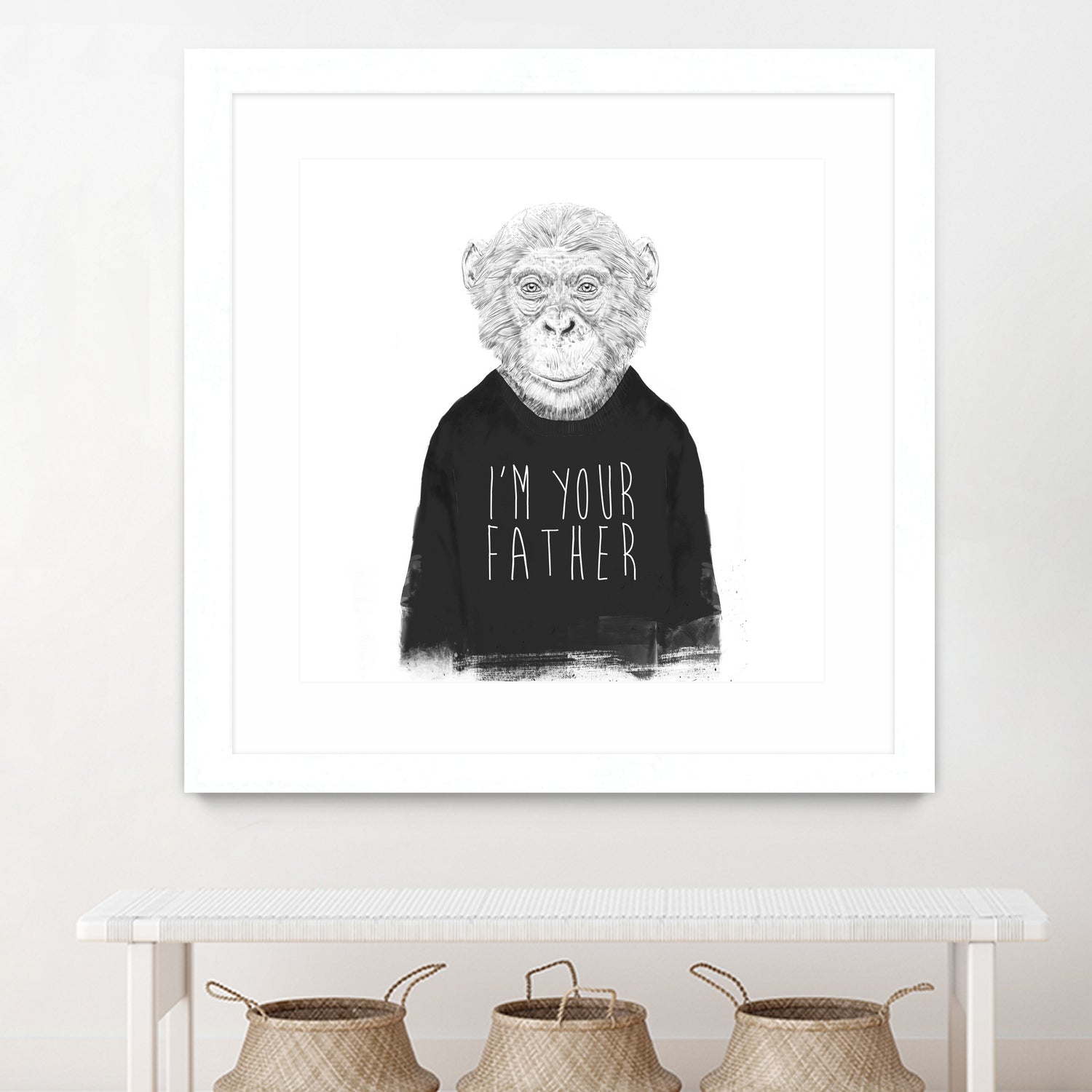 I'm your father by Solti Balázs on GIANT ART - white digital drawing