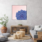 Big Echeveria Design by Brigitte Carre on GIANT ART - blue digital painting