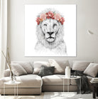 Festival lion by Solti Balázs on GIANT ART - white digital drawing