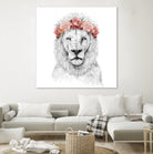 Festival lion by Solti Balázs on GIANT ART - white digital drawing