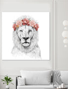 Festival lion by Solti Balázs on GIANT ART - white digital drawing