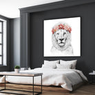 Festival lion by Solti Balázs on GIANT ART - white digital drawing