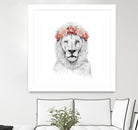 Festival lion by Solti Balázs on GIANT ART - white digital drawing