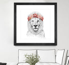 Festival lion by Solti Balázs on GIANT ART - white digital drawing