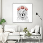 Festival lion by Solti Balázs on GIANT ART - white digital drawing