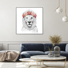 Festival lion by Solti Balázs on GIANT ART - white digital drawing