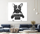 Rebel dog by Solti Balázs on GIANT ART - white digital drawing