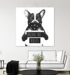 Rebel dog by Solti Balázs on GIANT ART - white digital drawing