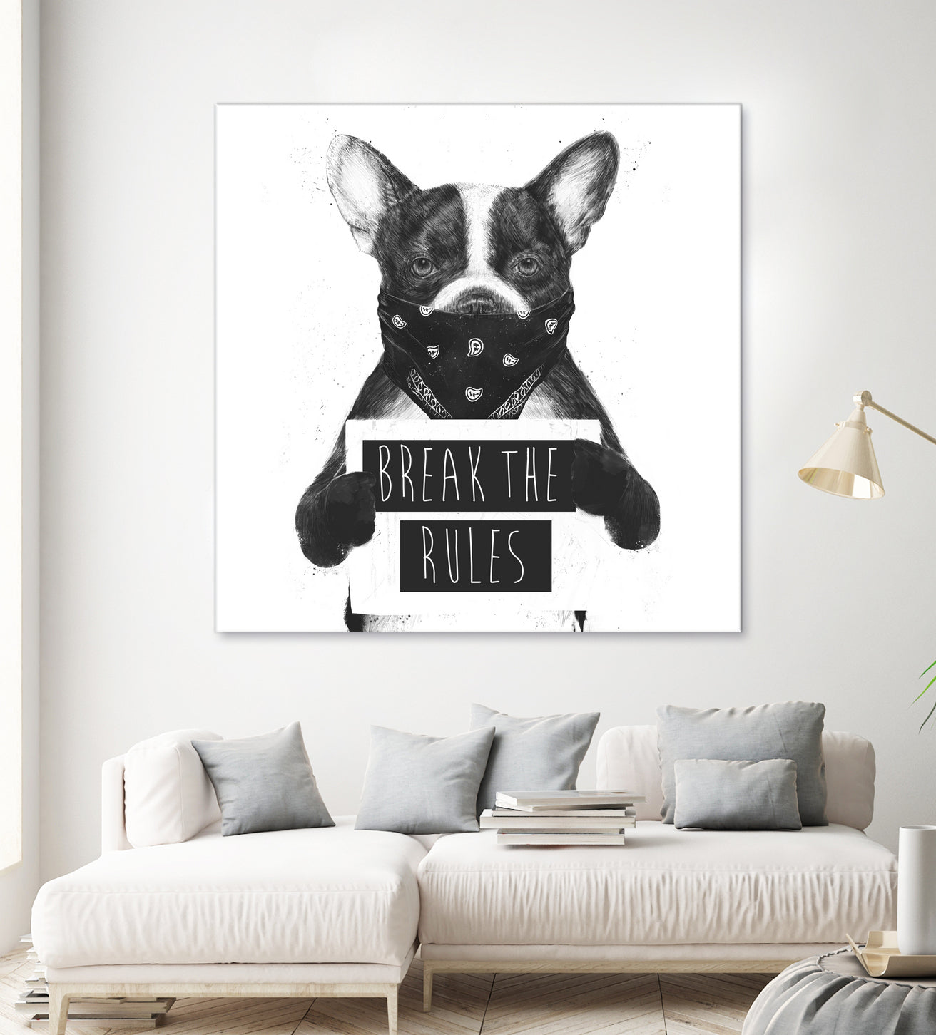 Rebel dog by Solti Balázs on GIANT ART - white digital drawing