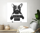 Rebel dog by Solti Balázs on GIANT ART - white digital drawing