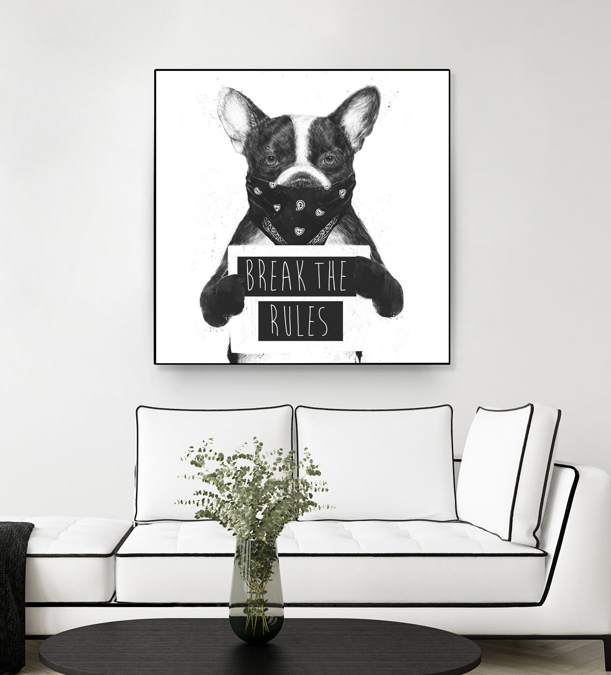 Rebel dog by Solti Balázs on GIANT ART - white digital drawing