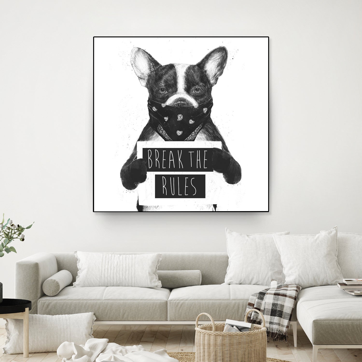 Rebel dog by Solti Balázs on GIANT ART - white digital drawing