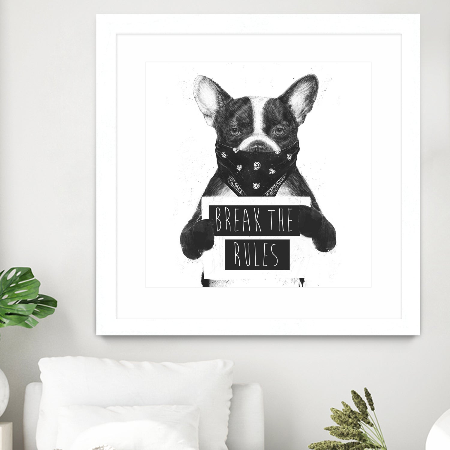 Rebel dog by Solti Balázs on GIANT ART - white digital drawing