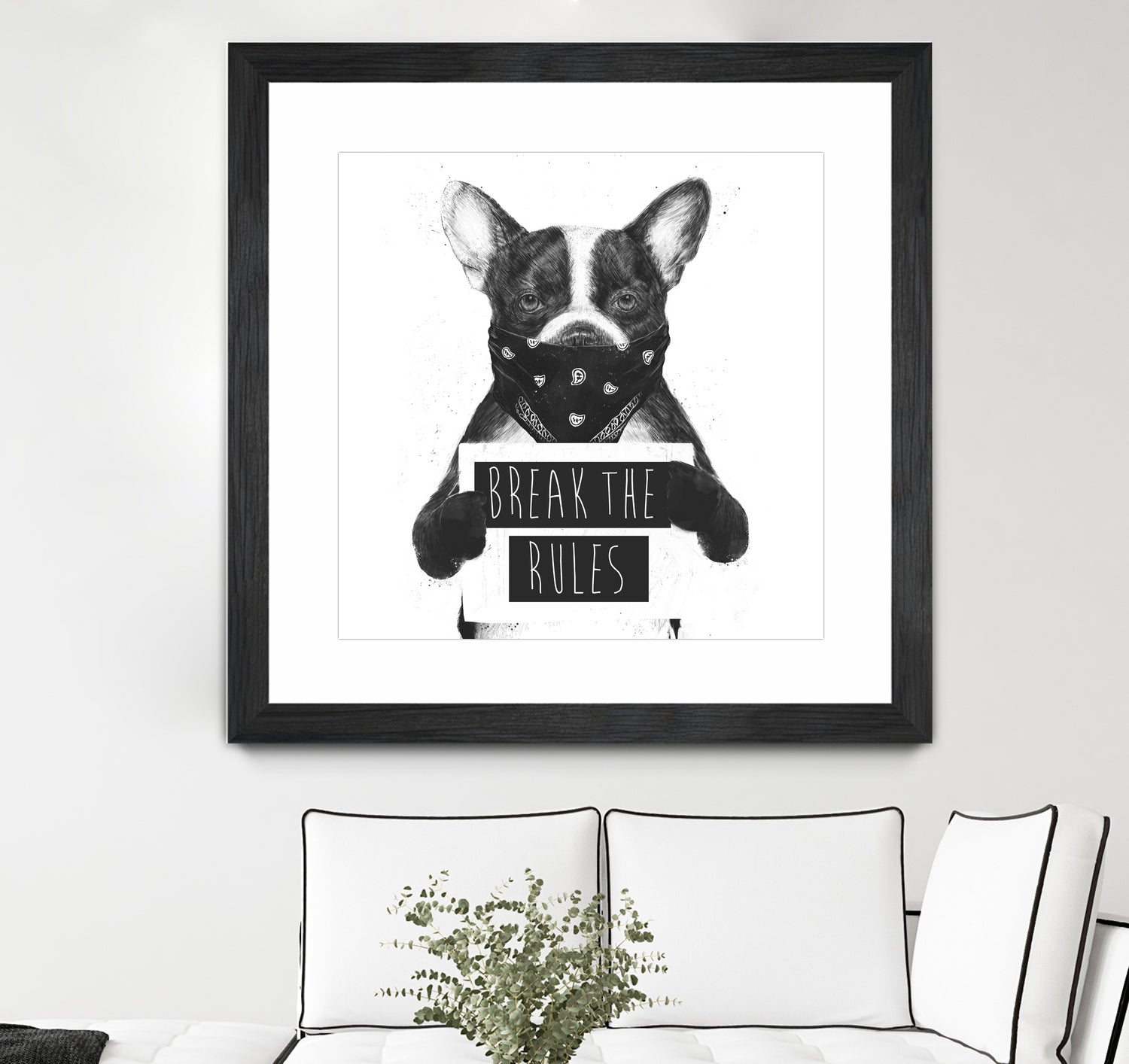 Rebel dog by Solti Balázs on GIANT ART - white digital drawing