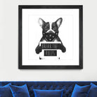 Rebel dog by Solti Balázs on GIANT ART - white digital drawing