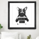 Rebel dog by Solti Balázs on GIANT ART - white digital drawing