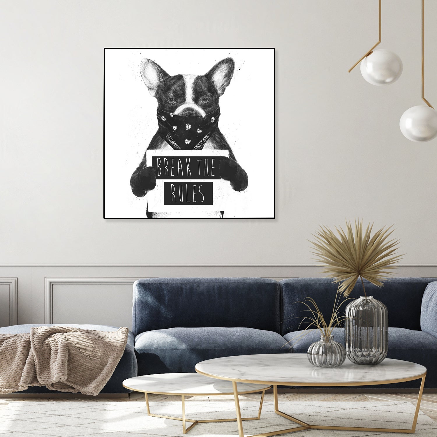 Rebel dog by Solti Balázs on GIANT ART - white digital drawing