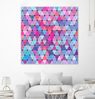 Lovely geometric #13 by Amir Faysal on GIANT ART - pink digital drawing