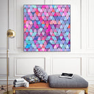 Lovely geometric #13 by Amir Faysal on GIANT ART - pink digital drawing