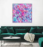 Lovely geometric #13 by Amir Faysal on GIANT ART - pink digital drawing