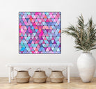 Lovely geometric #13 by Amir Faysal on GIANT ART - pink digital drawing