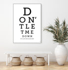 Don't Let Me Down The Beatles by Rafael Gomes on GIANT ART - white typography