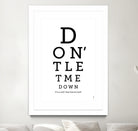 Don't Let Me Down The Beatles by Rafael Gomes on GIANT ART - white typography