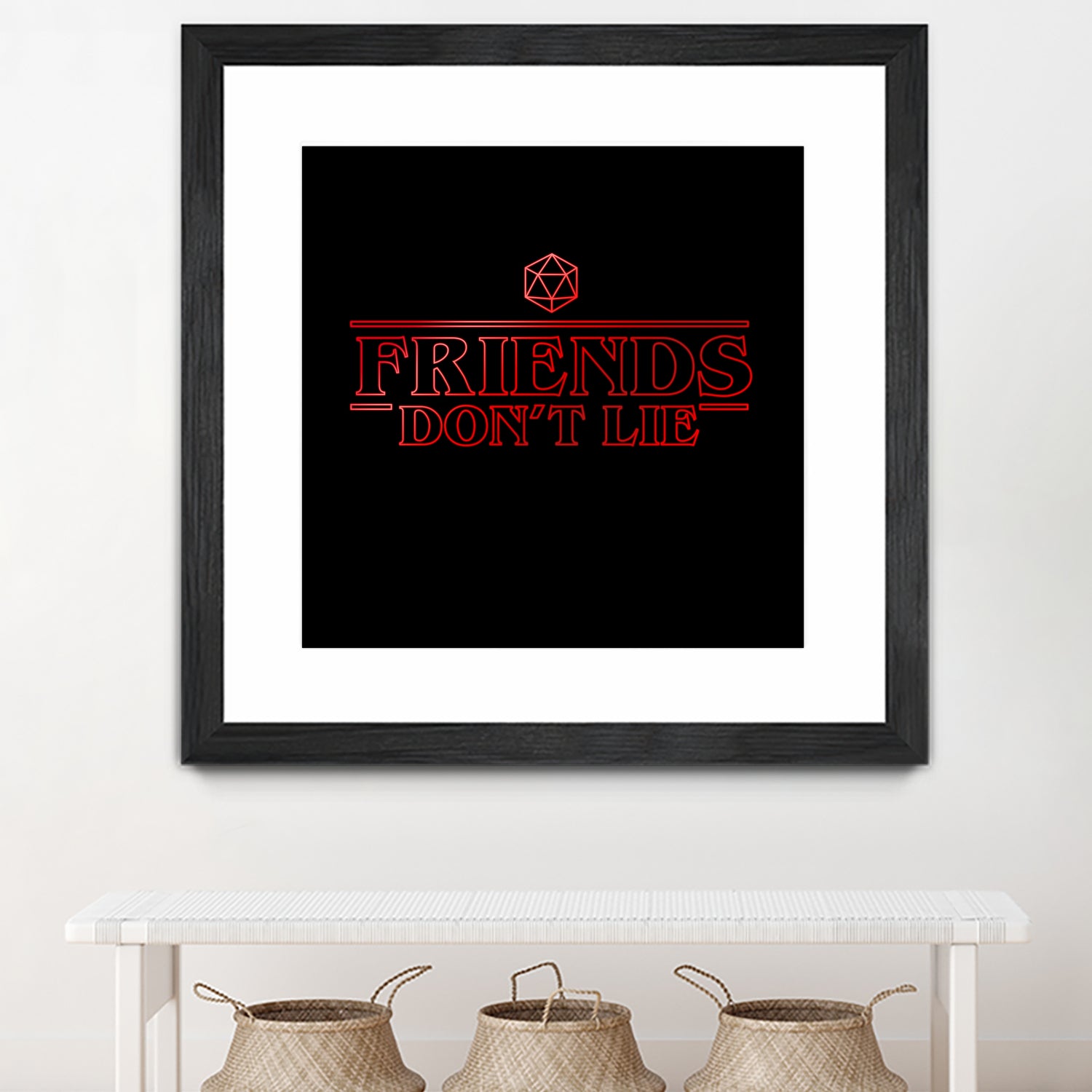 Friends Don't Lie by Rafael Gomes on GIANT ART - black digital drawing