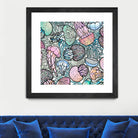 Jellyfishes by salome mikaberidze on GIANT ART - blue digital painting