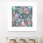 Jellyfishes by salome mikaberidze on GIANT ART - blue digital painting