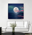 Luna by Elena Bragioto on GIANT ART - blue digital painting