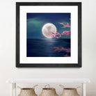 Luna by Elena Bragioto on GIANT ART - blue digital painting