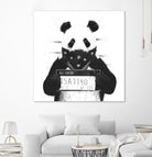 Bad panda by Solti Balázs on GIANT ART - white digital drawing