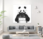 Bad panda by Solti Balázs on GIANT ART - white digital drawing