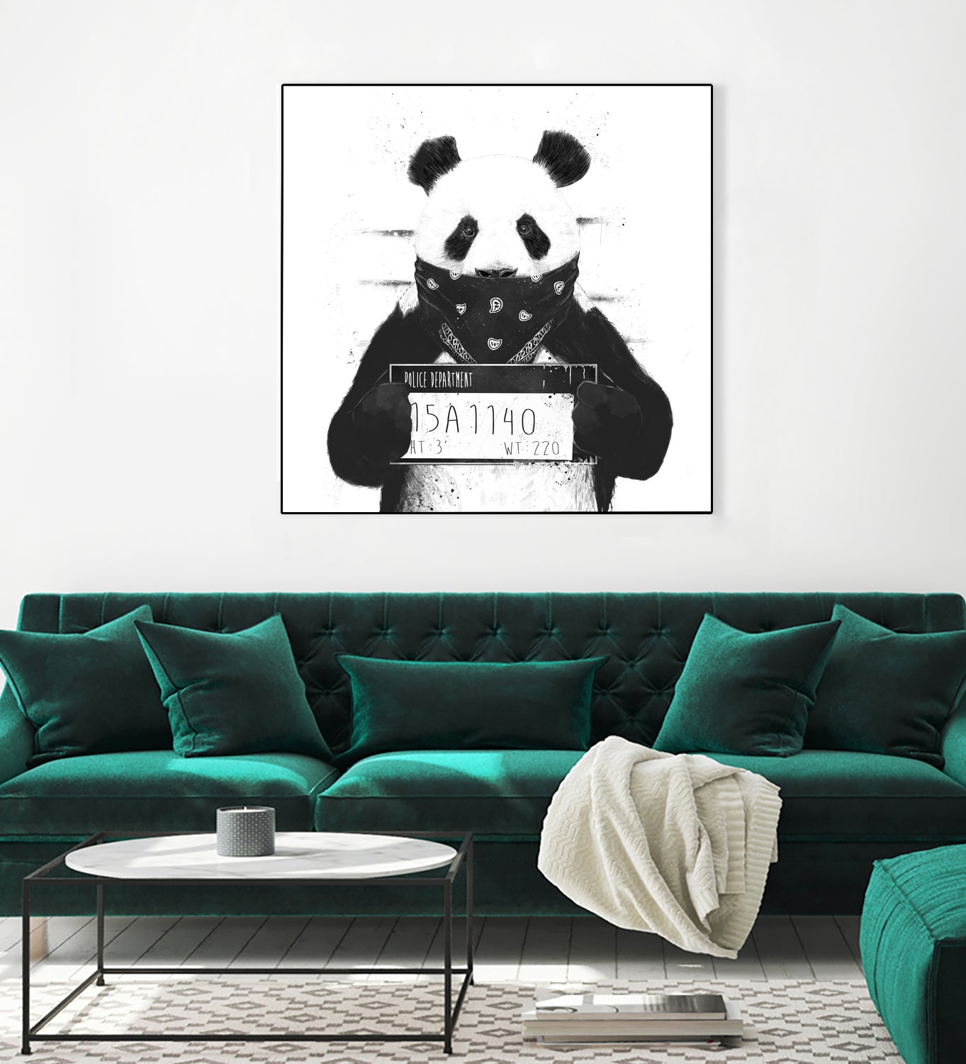 Bad panda by Solti Balázs on GIANT ART - white digital drawing