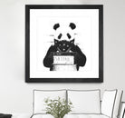 Bad panda by Solti Balázs on GIANT ART - white digital drawing