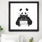 Bad panda by Solti Balázs on GIANT ART - white digital drawing