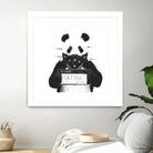 Bad panda by Solti Balázs on GIANT ART - white digital drawing