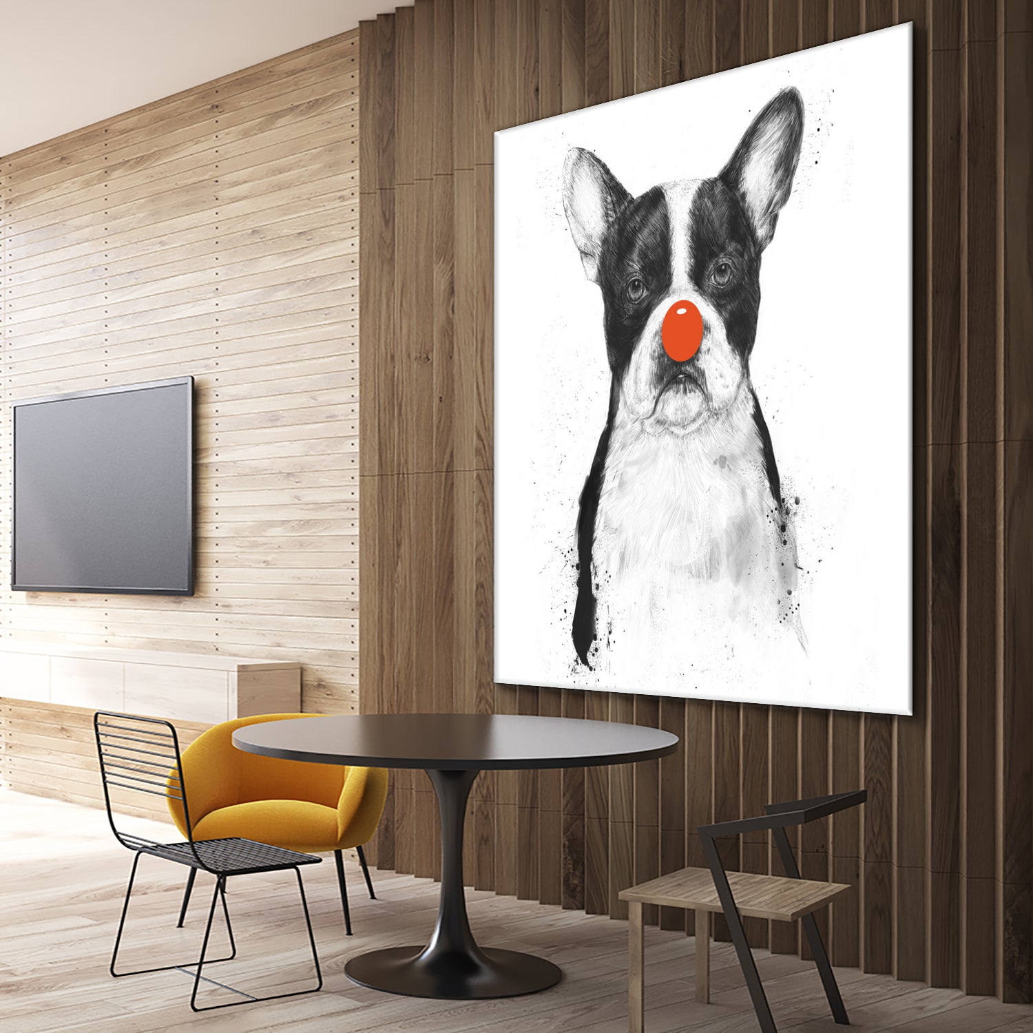 I'm not your clown by Solti Balázs on GIANT ART - white digital drawing