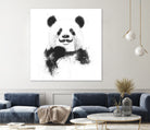 Funny panda by Solti Balázs on GIANT ART - white digital drawing