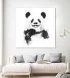 Funny panda by Solti Balázs on GIANT ART - white digital drawing