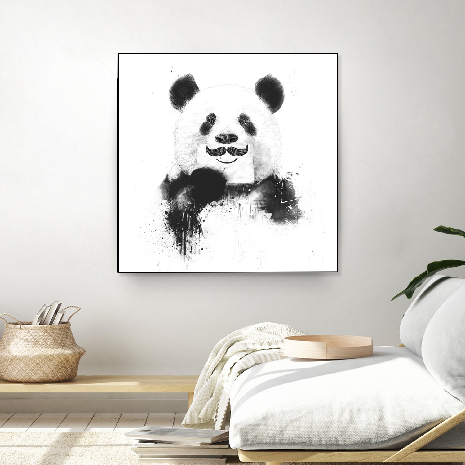 Funny panda by Solti Balázs on GIANT ART - white digital drawing