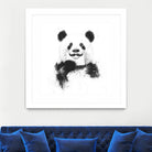 Funny panda by Solti Balázs on GIANT ART - white digital drawing