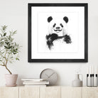 Funny panda by Solti Balázs on GIANT ART - white digital drawing