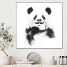 Funny panda by Solti Balázs on GIANT ART - white digital drawing