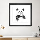 Funny panda by Solti Balázs on GIANT ART - white digital drawing