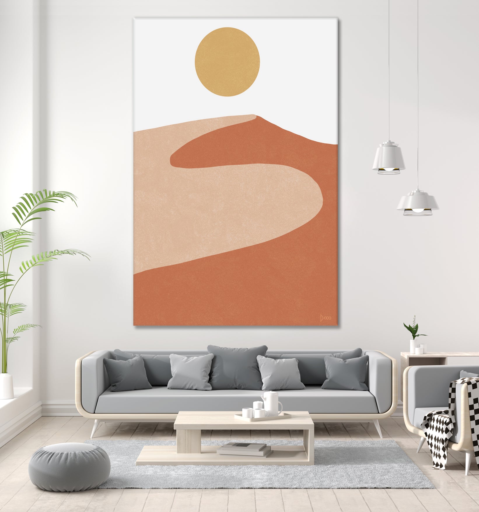 Desert Mountain I by Digital  Canvas on GIANT ART - digital