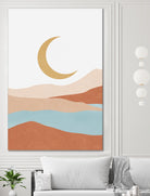 Desert Mountains II by Digital  Canvas  on GIANT ART - illustration